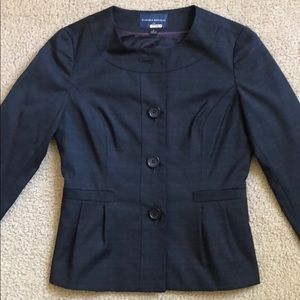 Banana Republic Black mini stripe